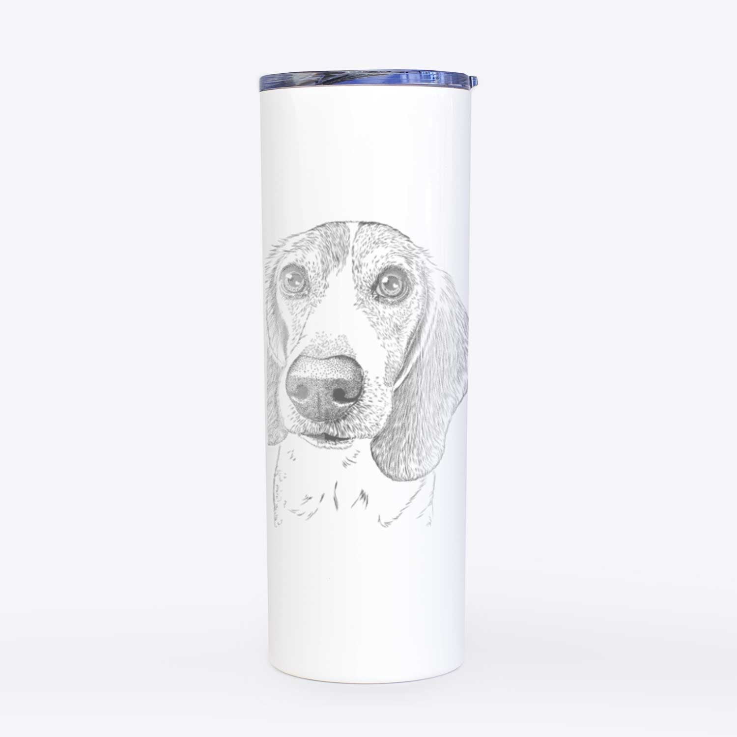 Elvis the Bluetick Beagle - 20oz Skinny Tumbler