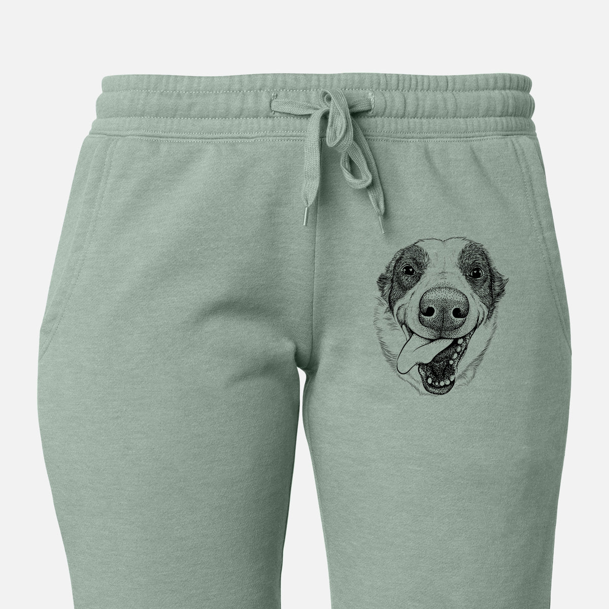 Elwood the Border Collie - Women&#39;s Cali Wave Joggers