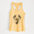 Elwood the Border Collie - Women's Racerback Tanktop