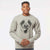 Bare Elwood the Border Collie - Unisex Pigment Dyed Crew Sweatshirt