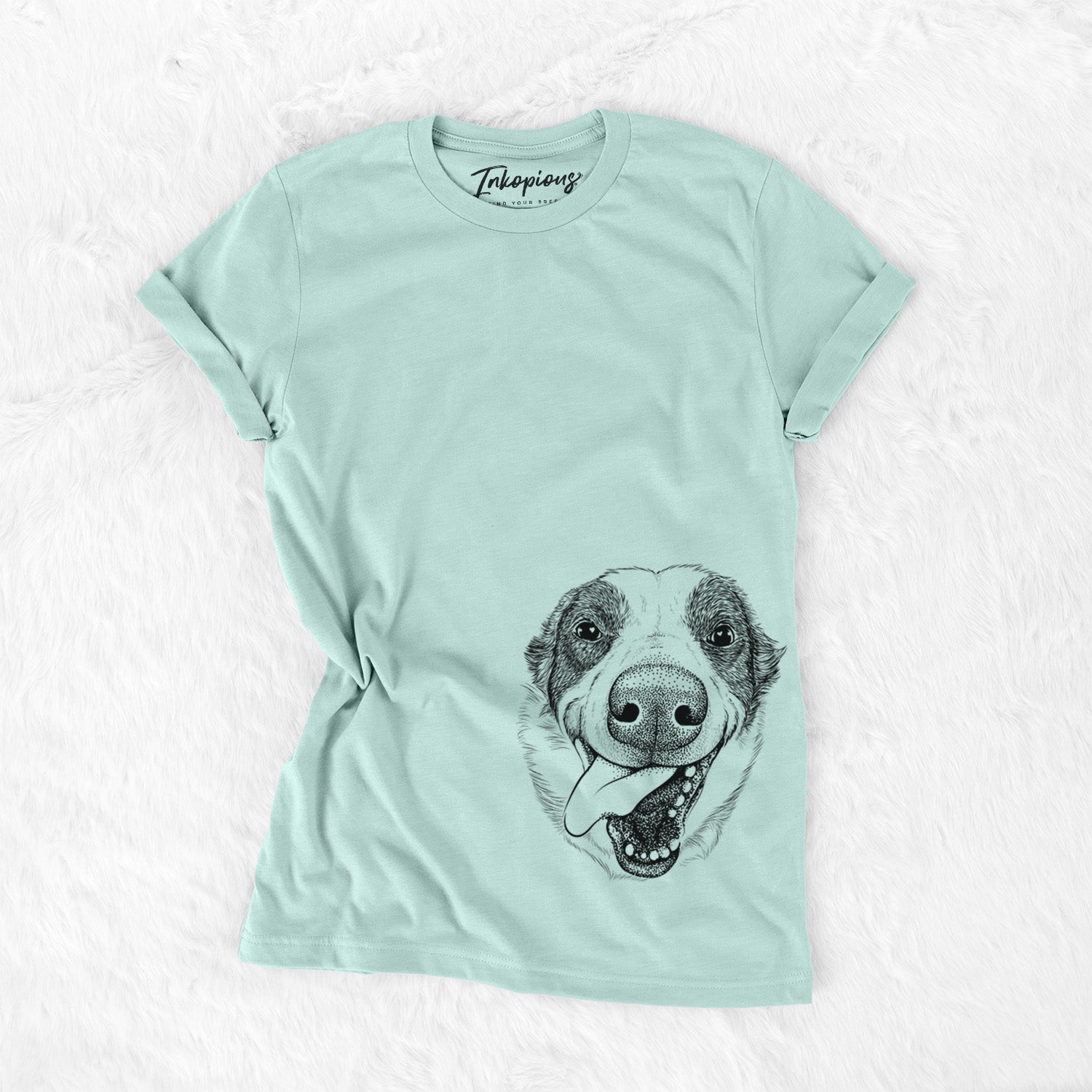 Bare Elwood the Border Collie - Unisex Crewneck