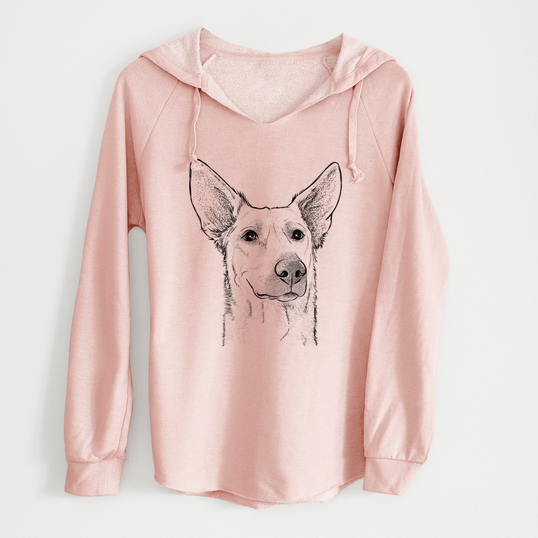 Bare Ember the Shepherd Mix - Cali Wave Hooded Sweatshirt