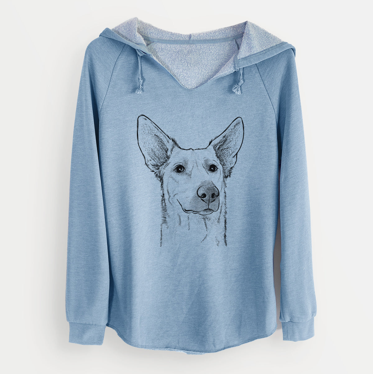 Bare Ember the Shepherd Mix - Cali Wave Hooded Sweatshirt