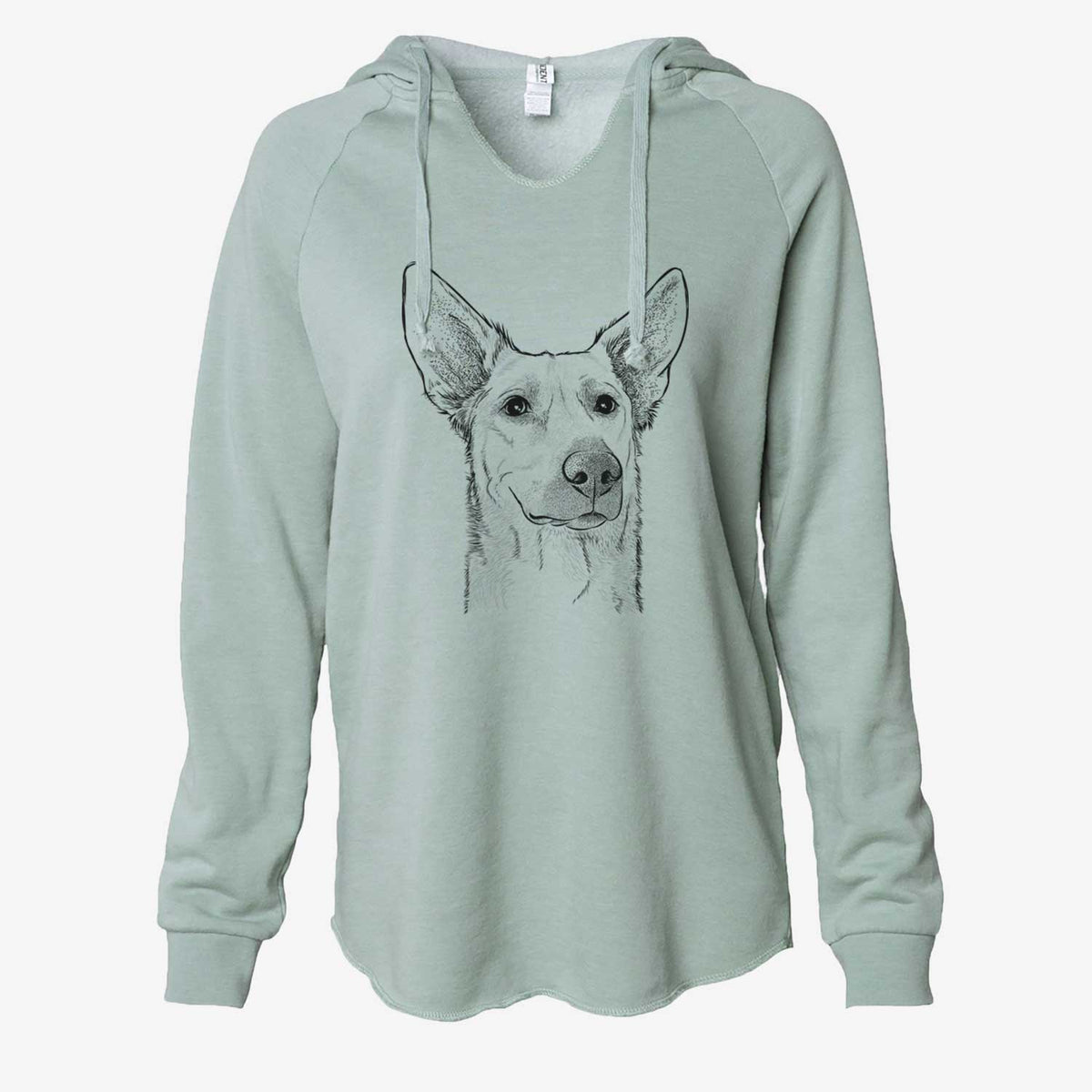 Ember the Shepherd Mix - Cali Wave Hooded Sweatshirt