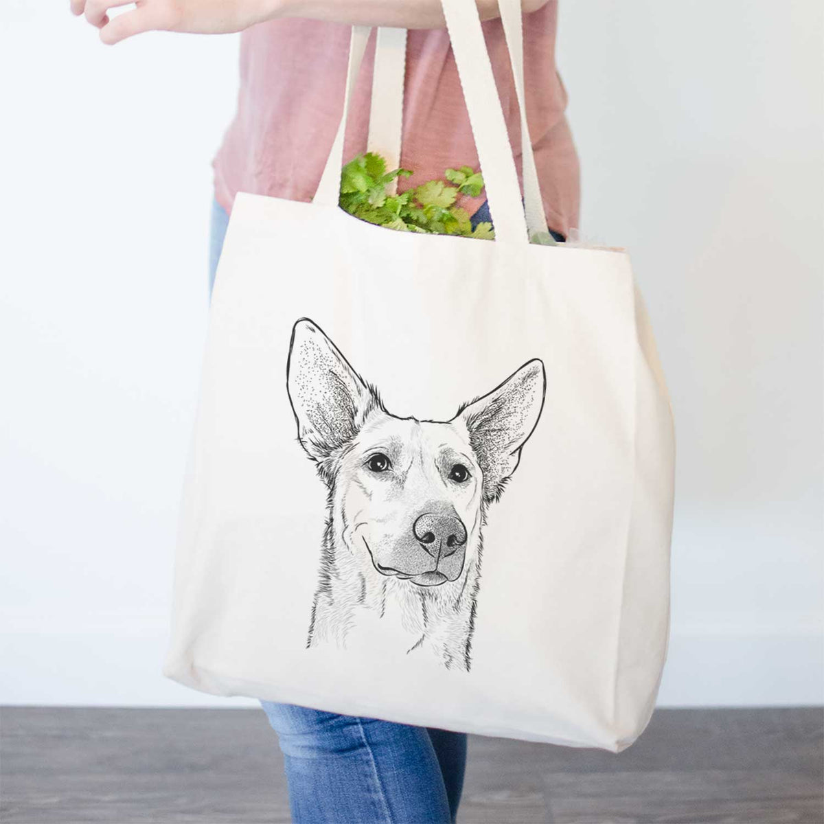 Ember the Shepherd Mix - Tote Bag