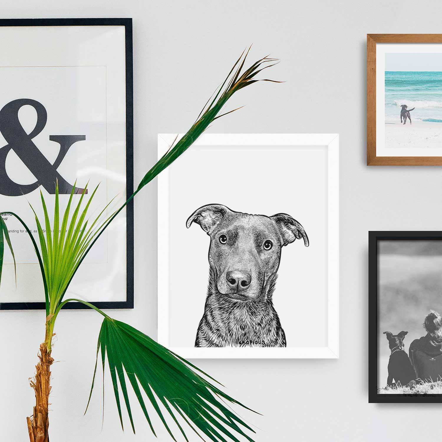 Embyr the Mixed Breed Art Print