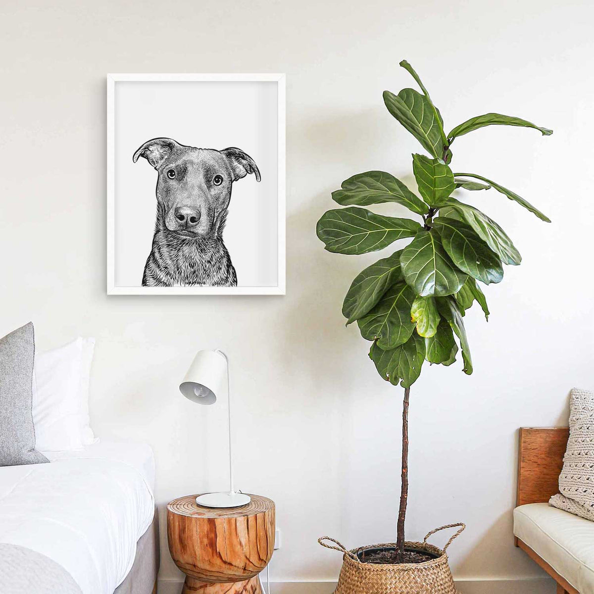 Embyr the Mixed Breed Art Print