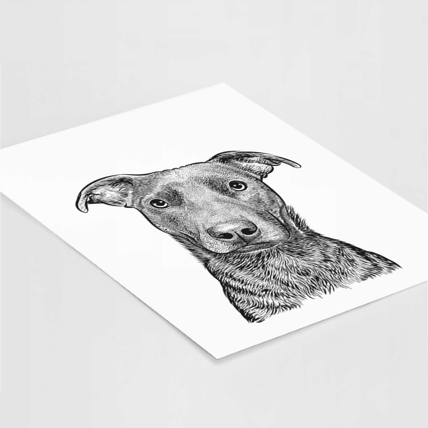 Embyr the Mixed Breed Art Print