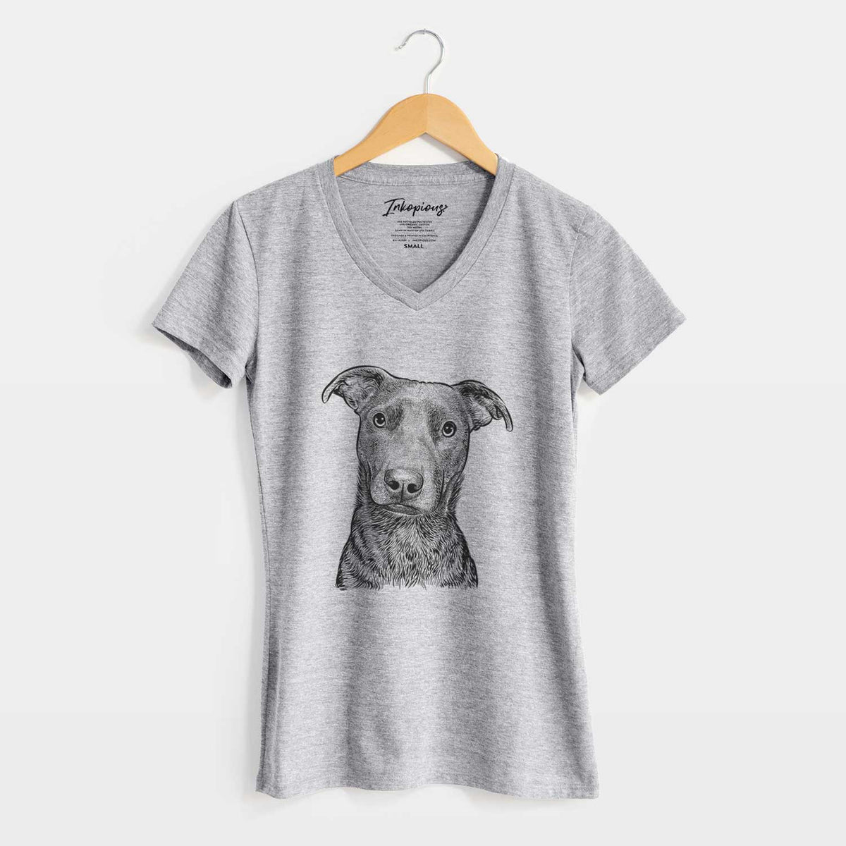 Bare Embyr the Mixed Breed - Women's V-neck Shirt
