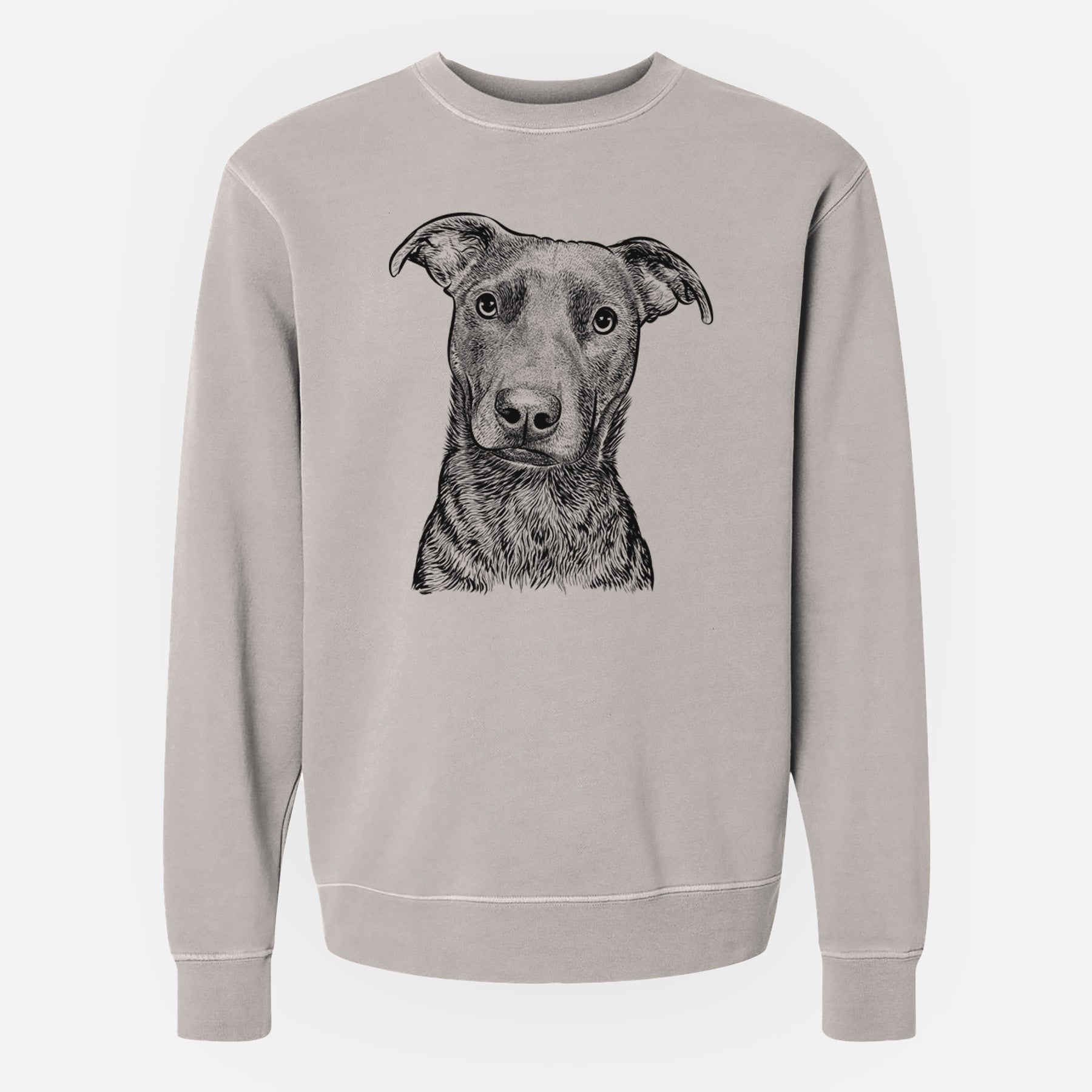 Bare Embyr the Mixed Breed - Unisex Pigment Dyed Crew Sweatshirt