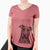 Embyr the Mixed Breed - Women's V-neck Shirt