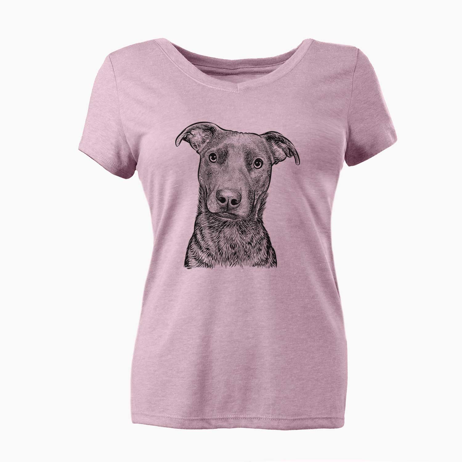 Bare Embyr the Mixed Breed - Women's V-neck Shirt