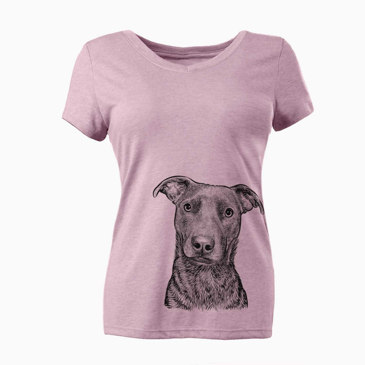 Bare Embyr the Mixed Breed - Women's V-neck Shirt