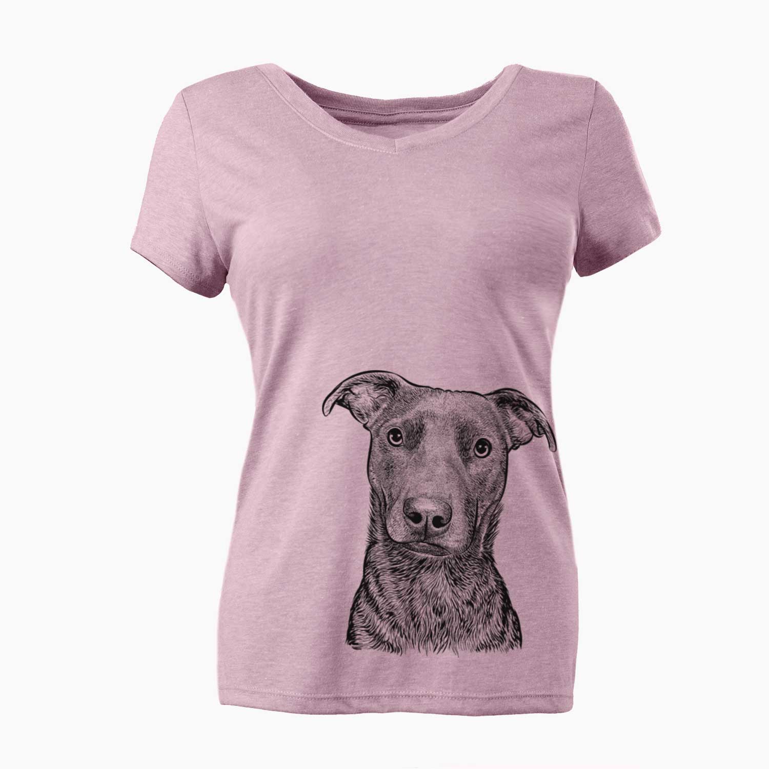 Bare Embyr the Mixed Breed - Women's V-neck Shirt