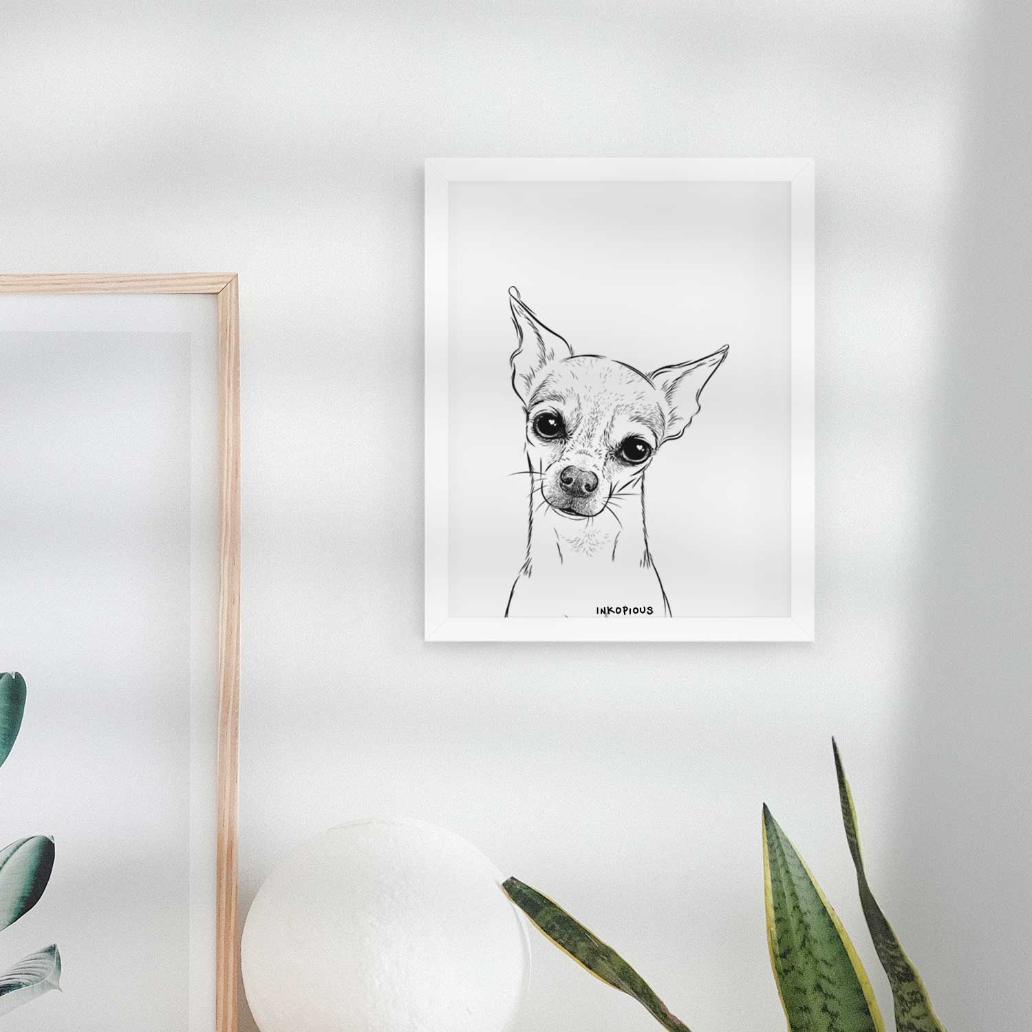 Emee the Chihuahua Art Print