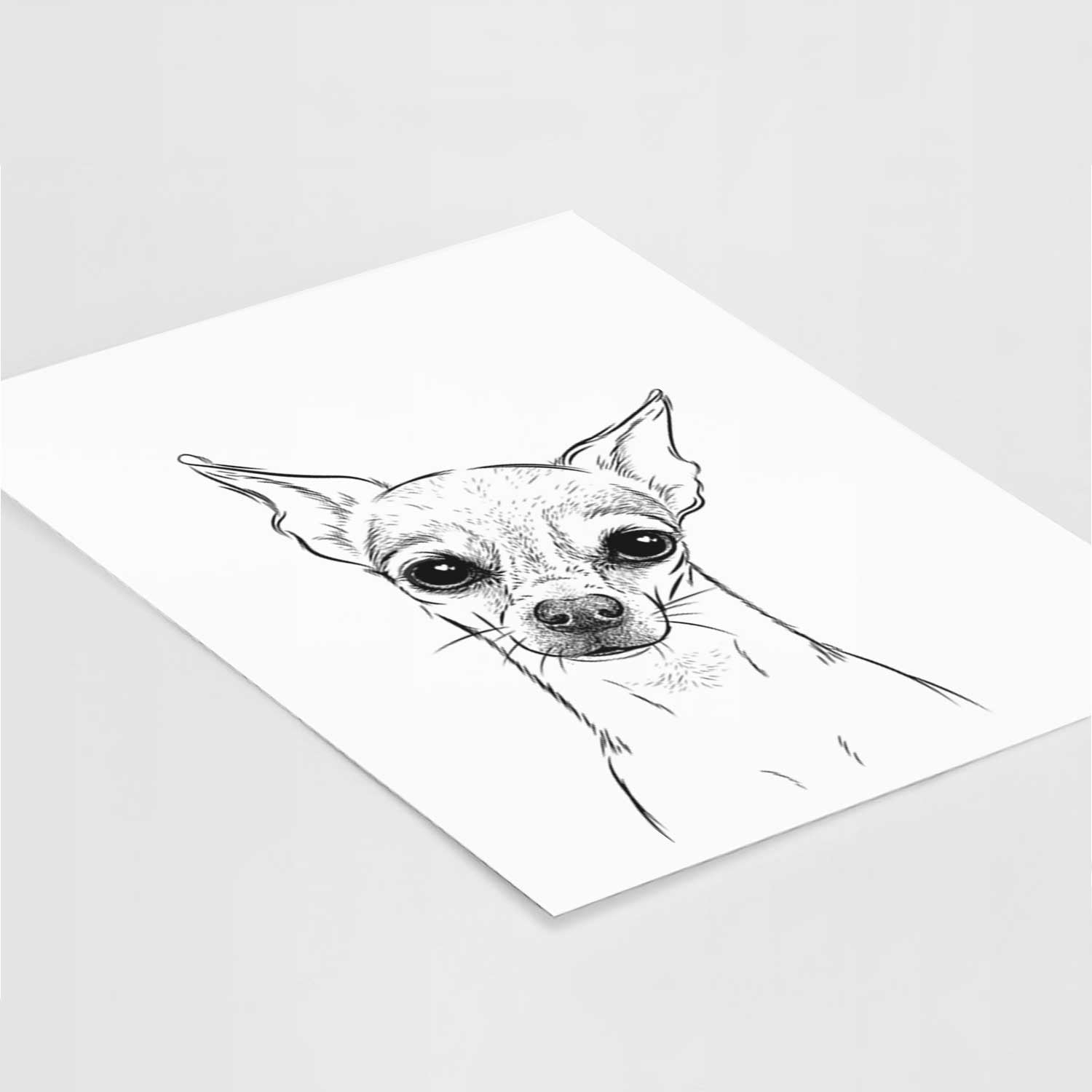 Emee the Chihuahua Art Print