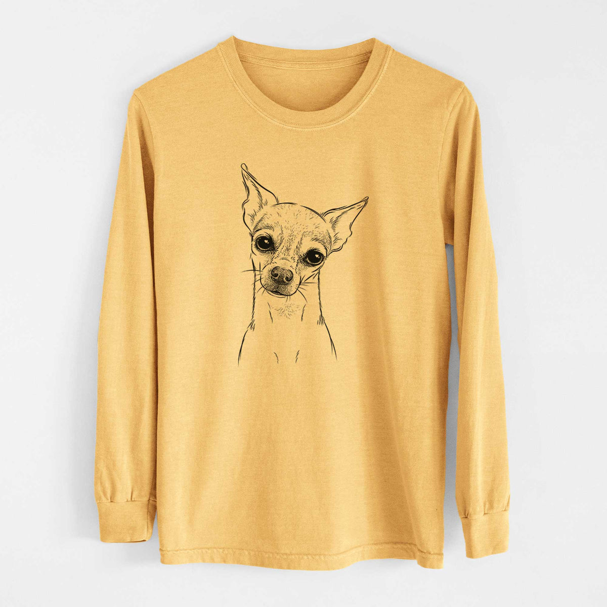 Bare Emee the Chihuahua - Heavyweight 100% Cotton Long Sleeve