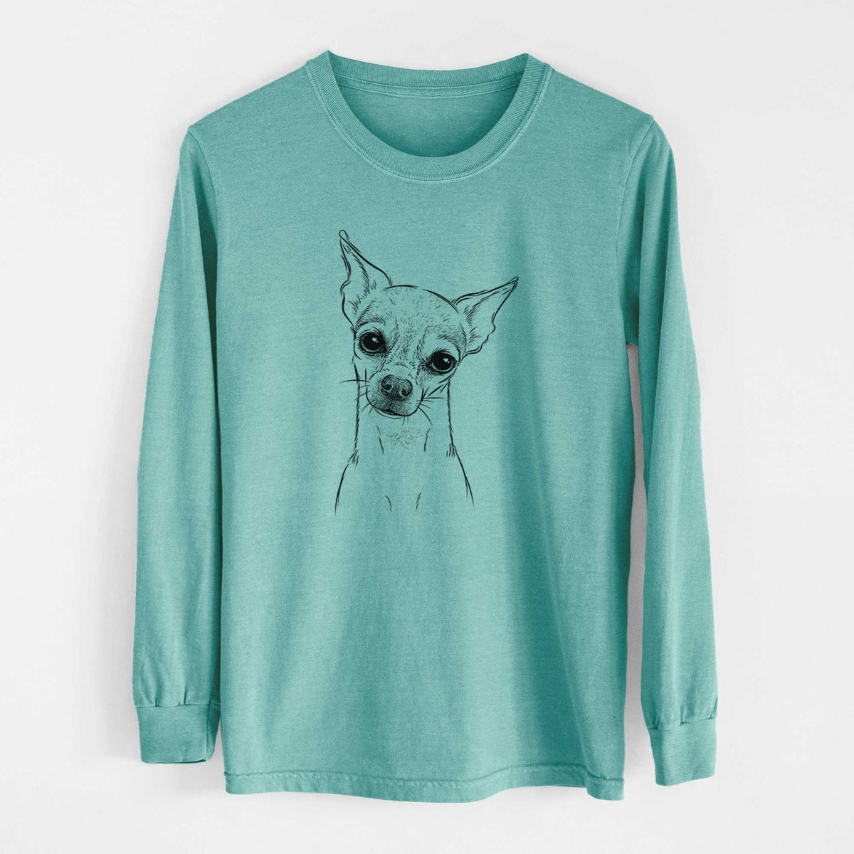 Bare Emee the Chihuahua - Heavyweight 100% Cotton Long Sleeve