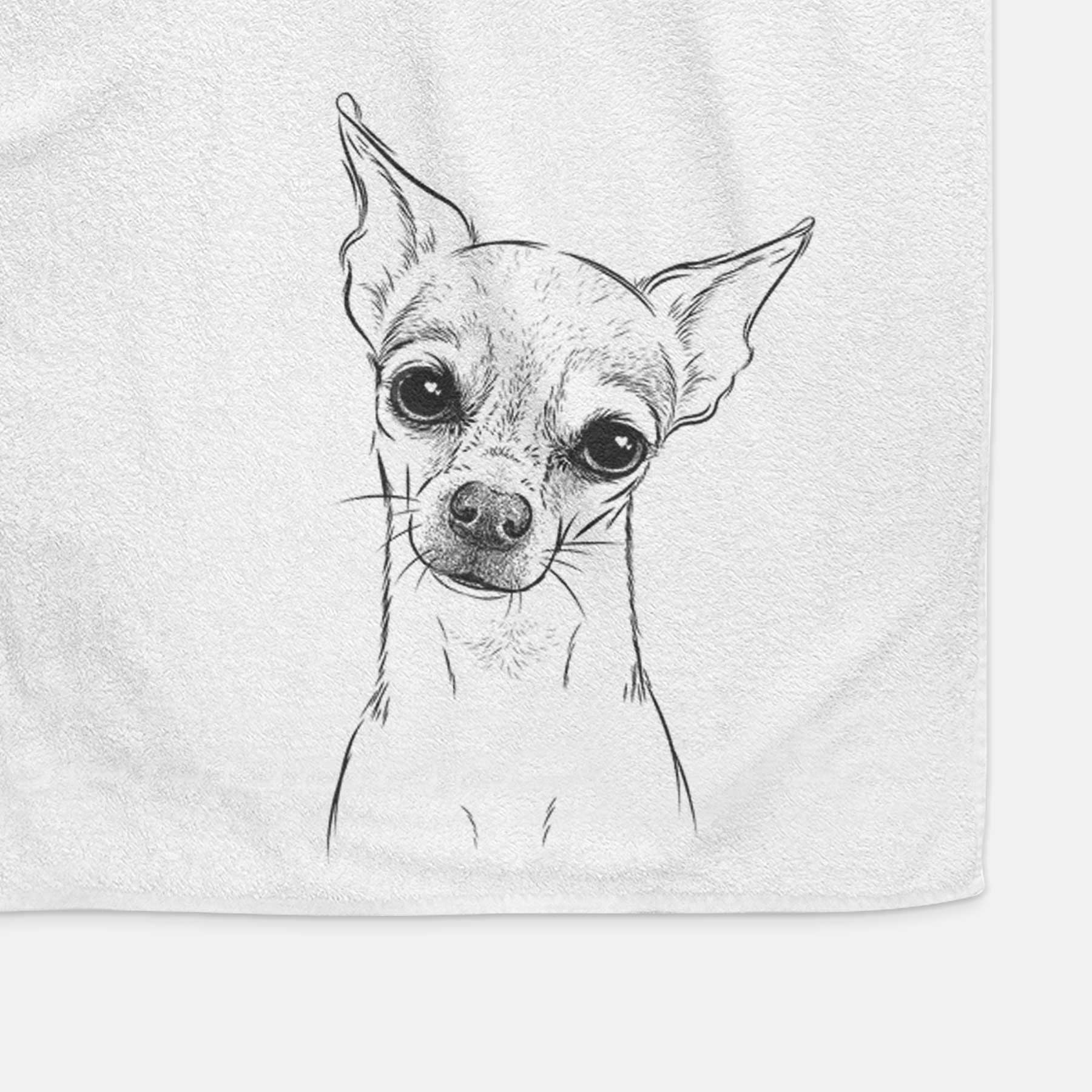 Emee the Chihuahua Decorative Hand Towel