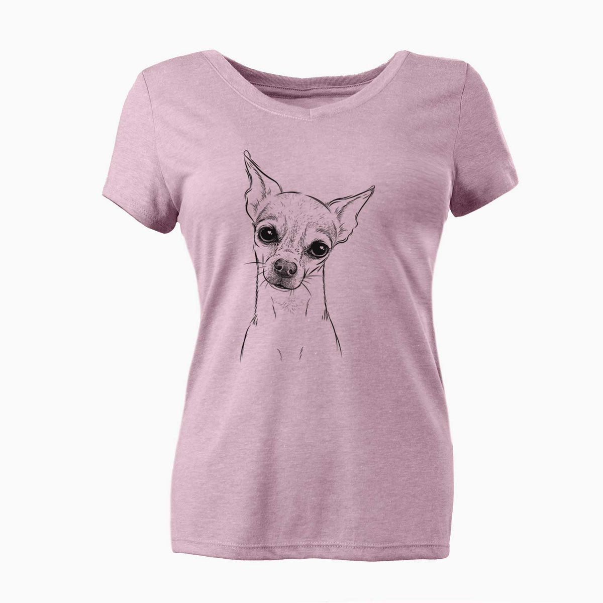 Bare Emee the Chihuahua - Women's V-neck Shirt
