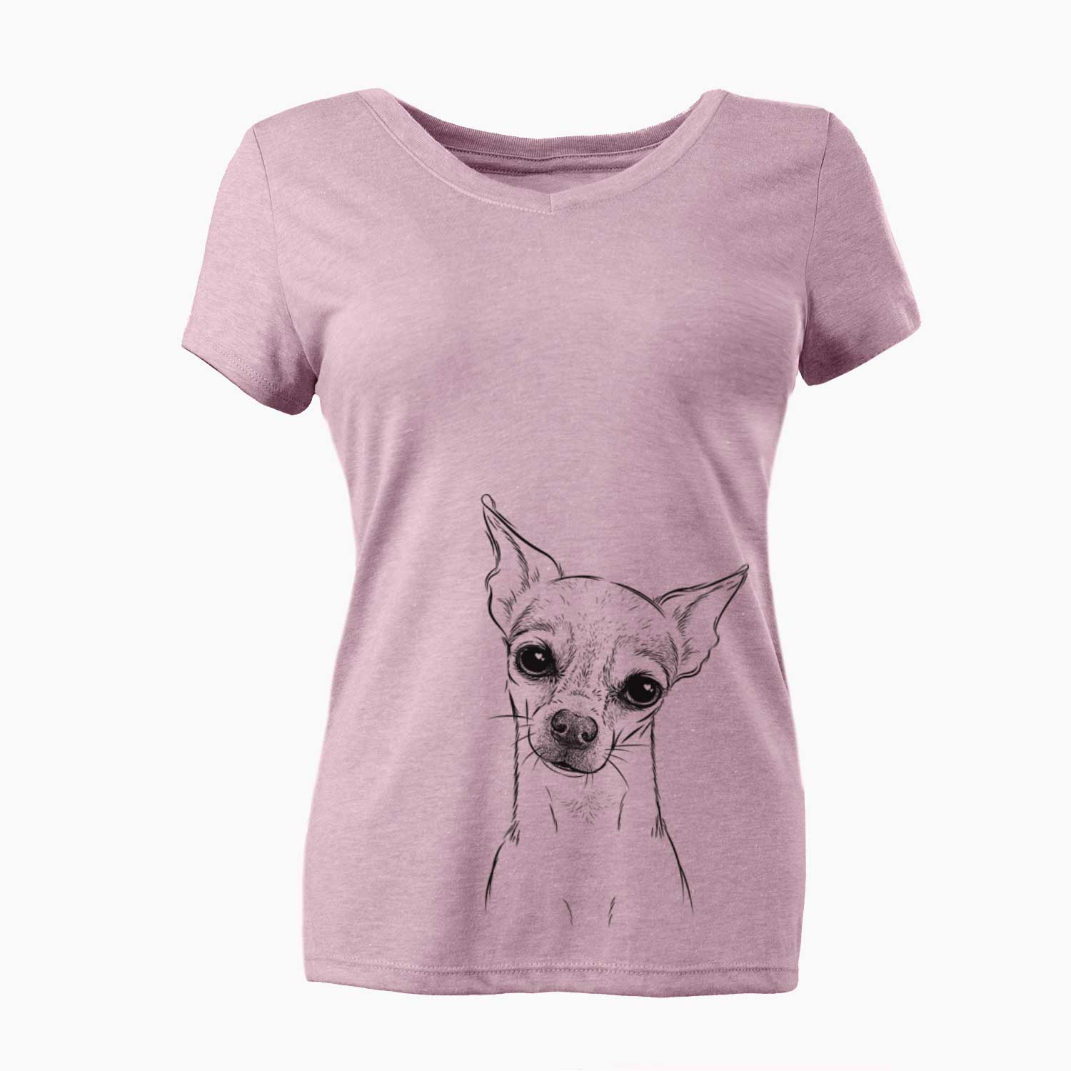 Emee the Chihuahua - Women's V-neck Shirt