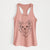 Emma the Longhaired Chihuahua - Women's Racerback Tanktop