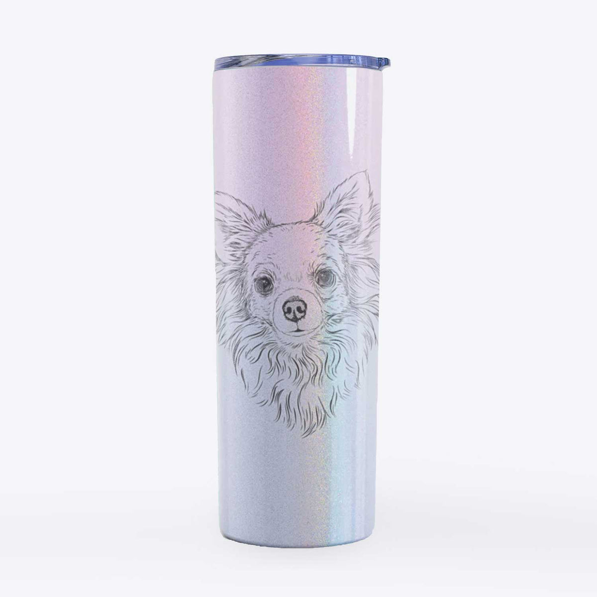 Emma the Longhaired Chihuahua - 20oz Skinny Tumbler