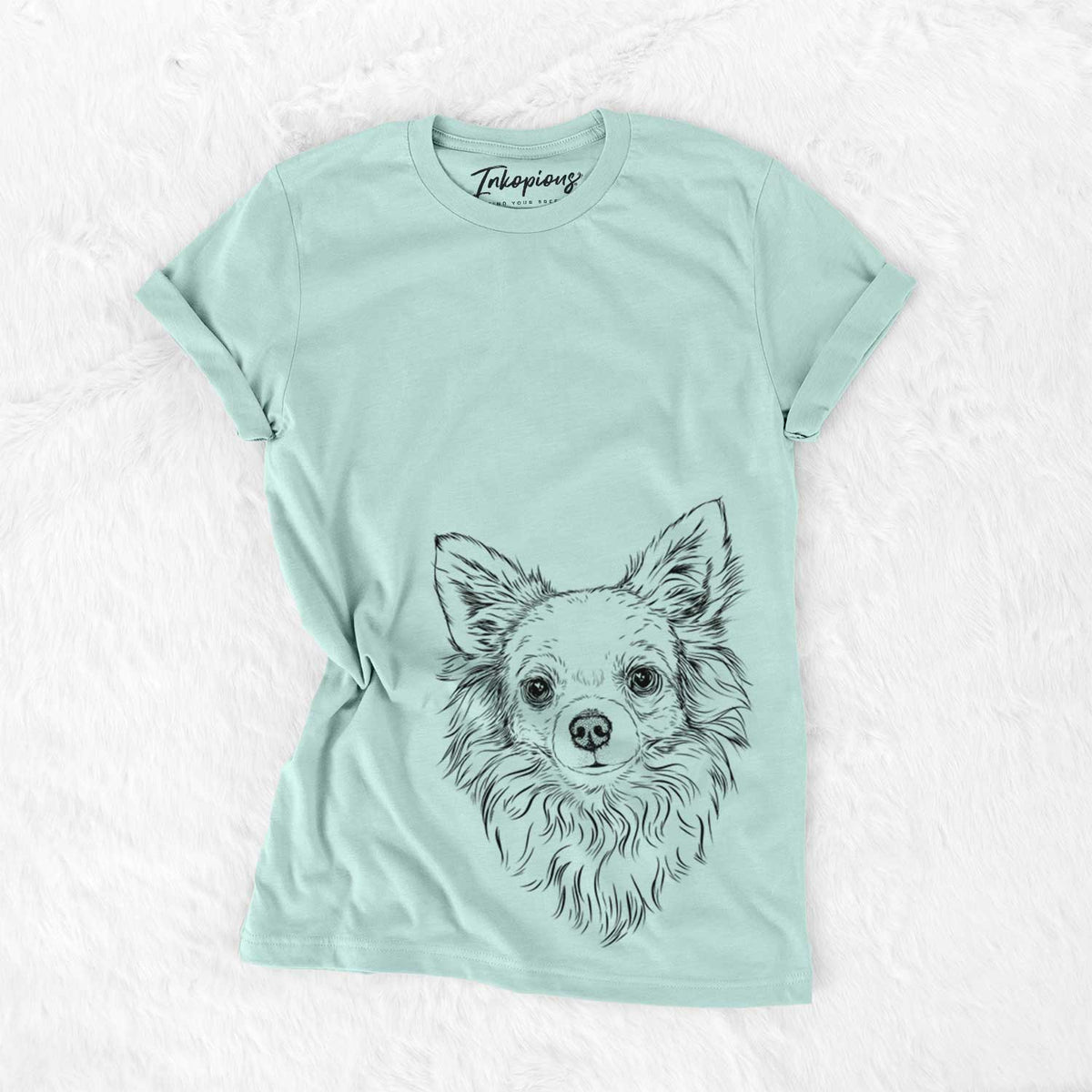 Bare Emma the Longhaired Chihuahua - Unisex Crewneck