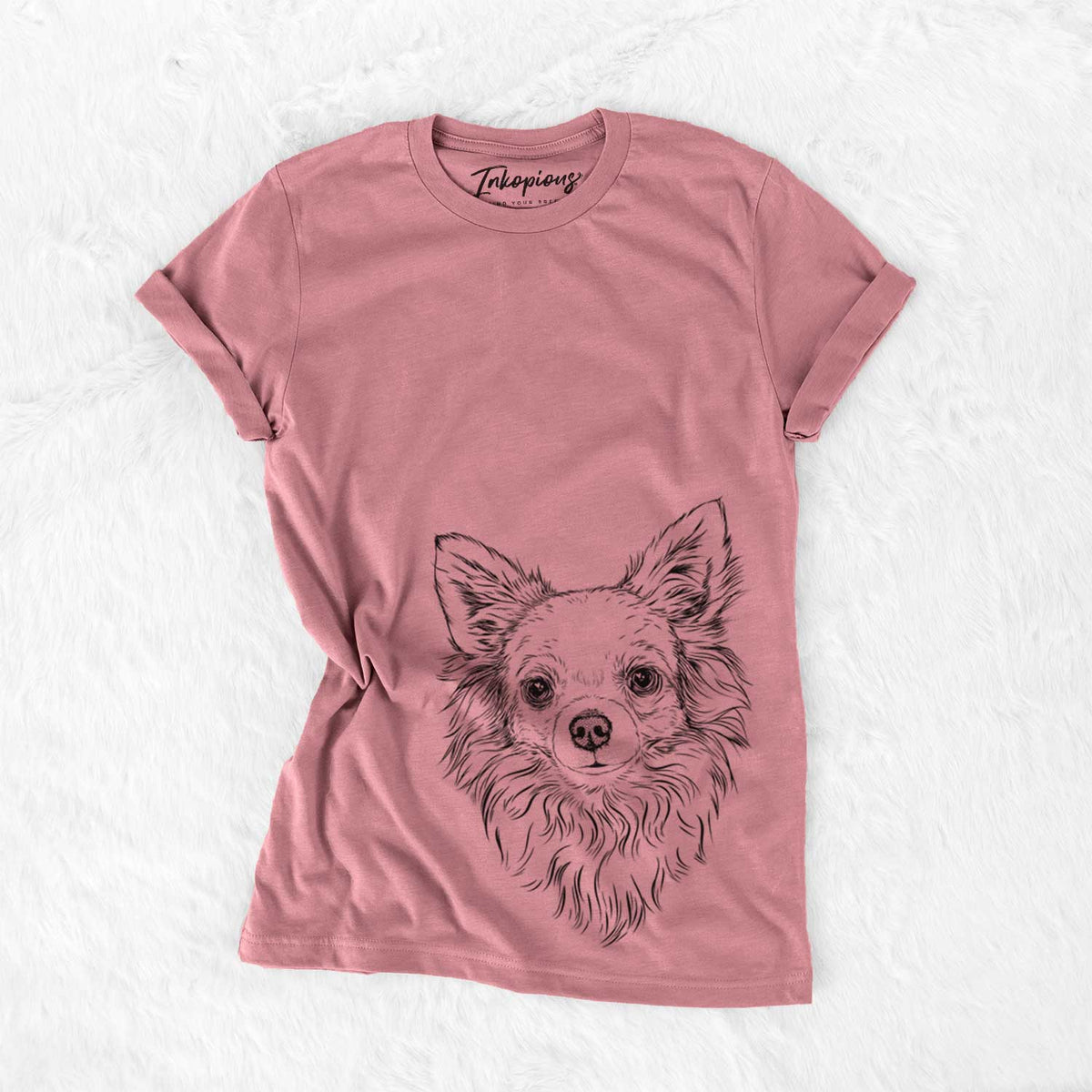 Bare Emma the Longhaired Chihuahua - Unisex Crewneck
