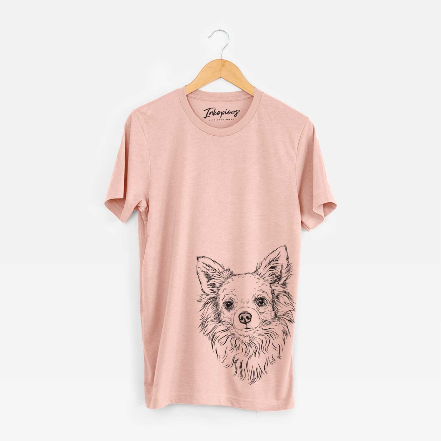 Bare Emma the Longhaired Chihuahua - Unisex Crewneck