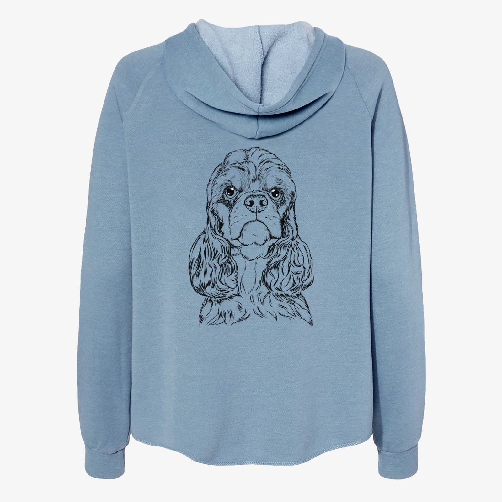 Emma the Cocker Spaniel - Women's Cali Wave Zip-Up Sweatshirt