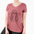 Bare Emma the Cocker Spaniel - Women's V-neck Shirt