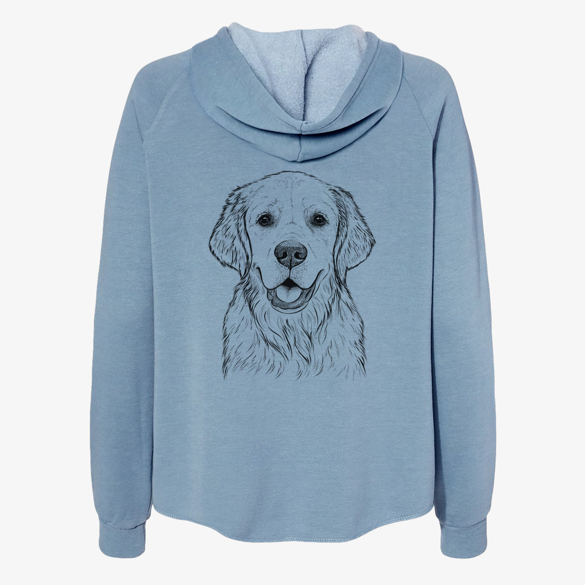 Emma the Golden Retriever - Women's Cali Wave Zip-Up Sweatshirt