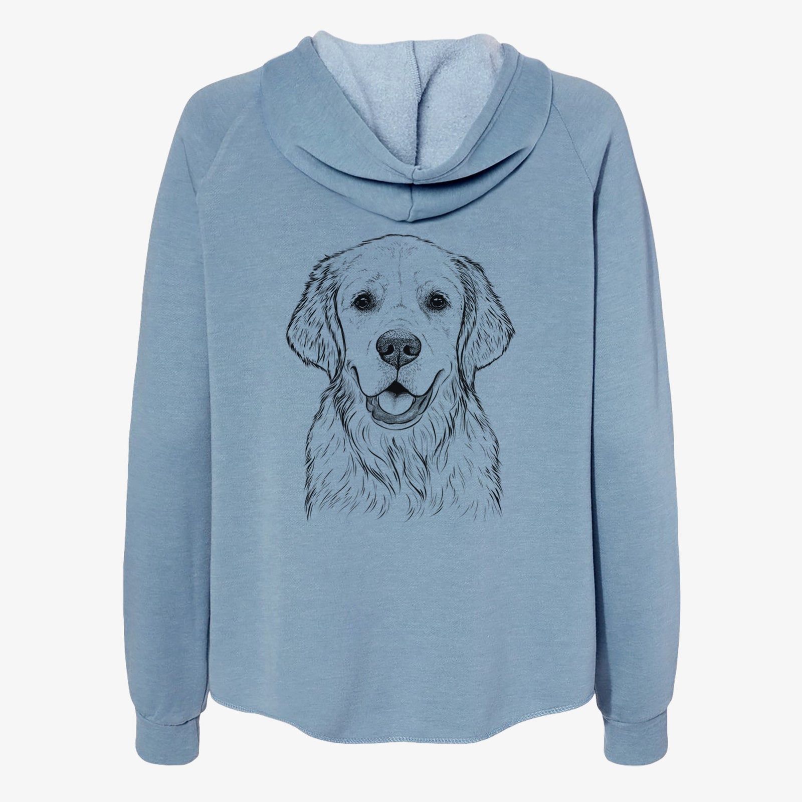 Emma the Golden Retriever - Women's Cali Wave Zip-Up Sweatshirt