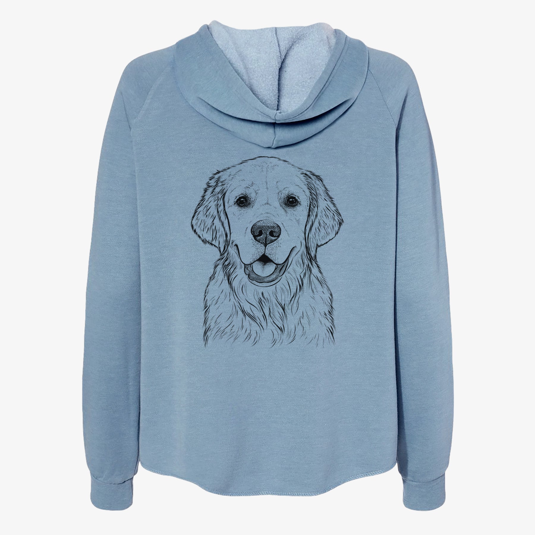 Emma the Golden Retriever - Women's Cali Wave Zip-Up Sweatshirt