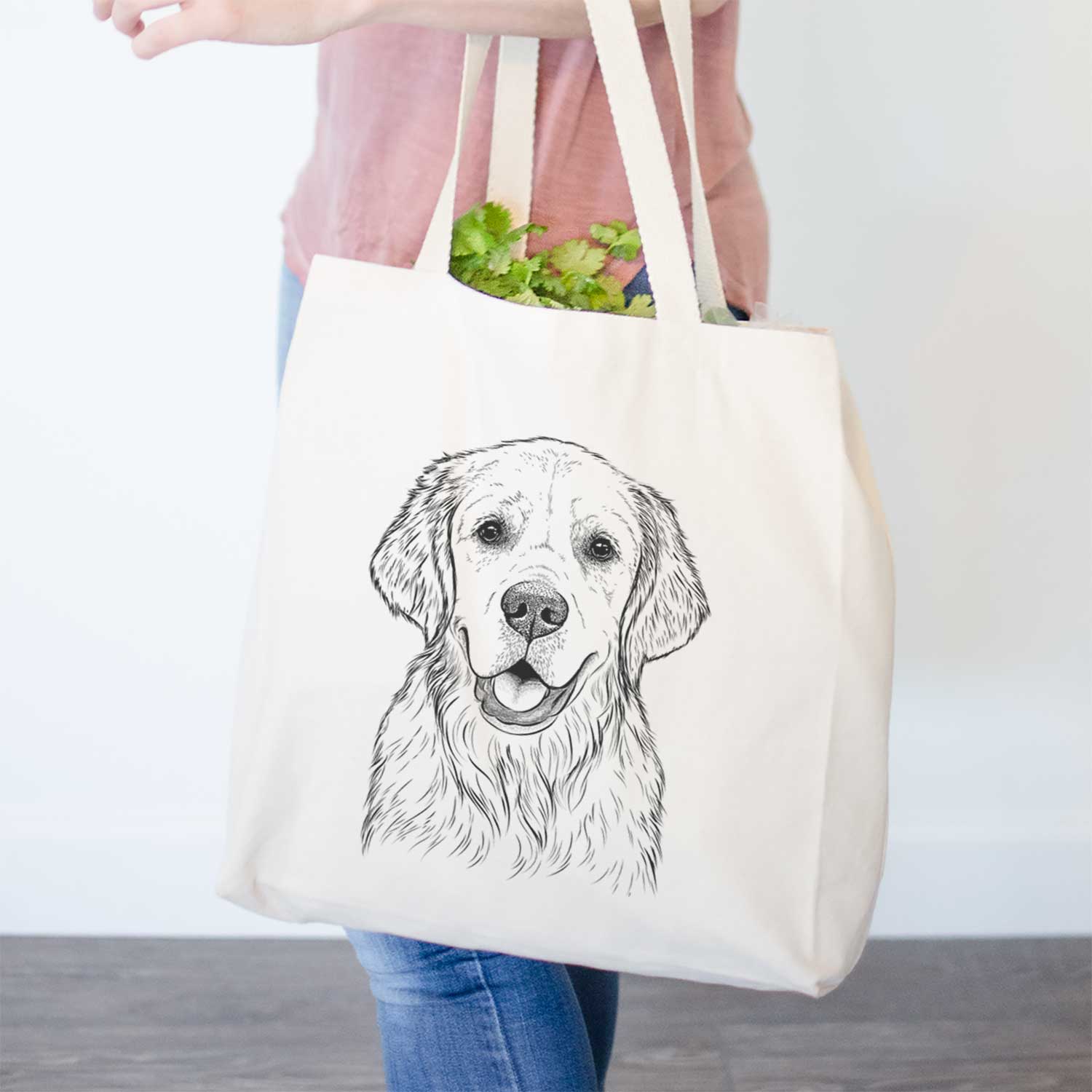 Emma the Golden Retriever - Tote Bag