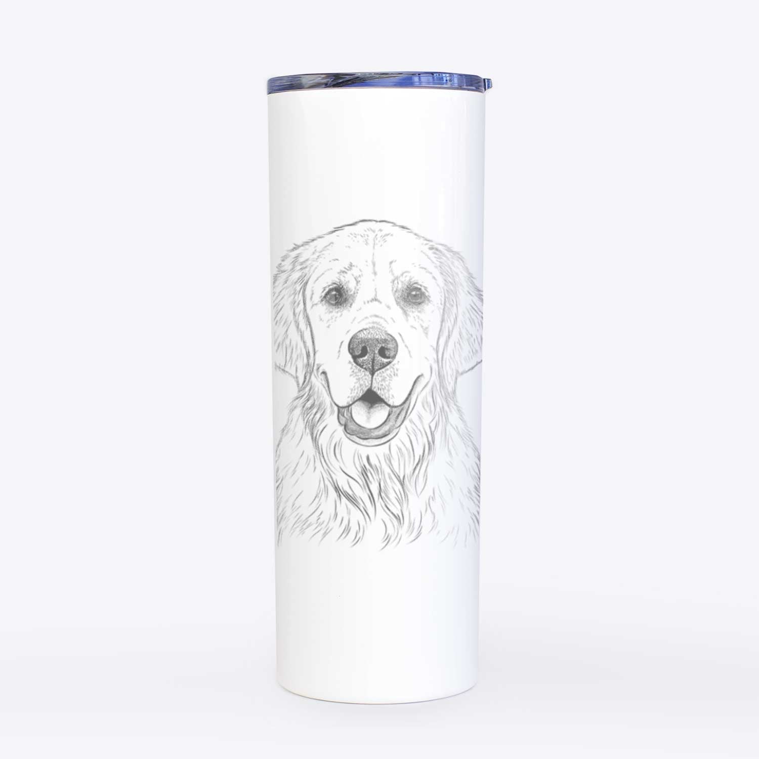 Emma the Golden Retriever - 20oz Skinny Tumbler