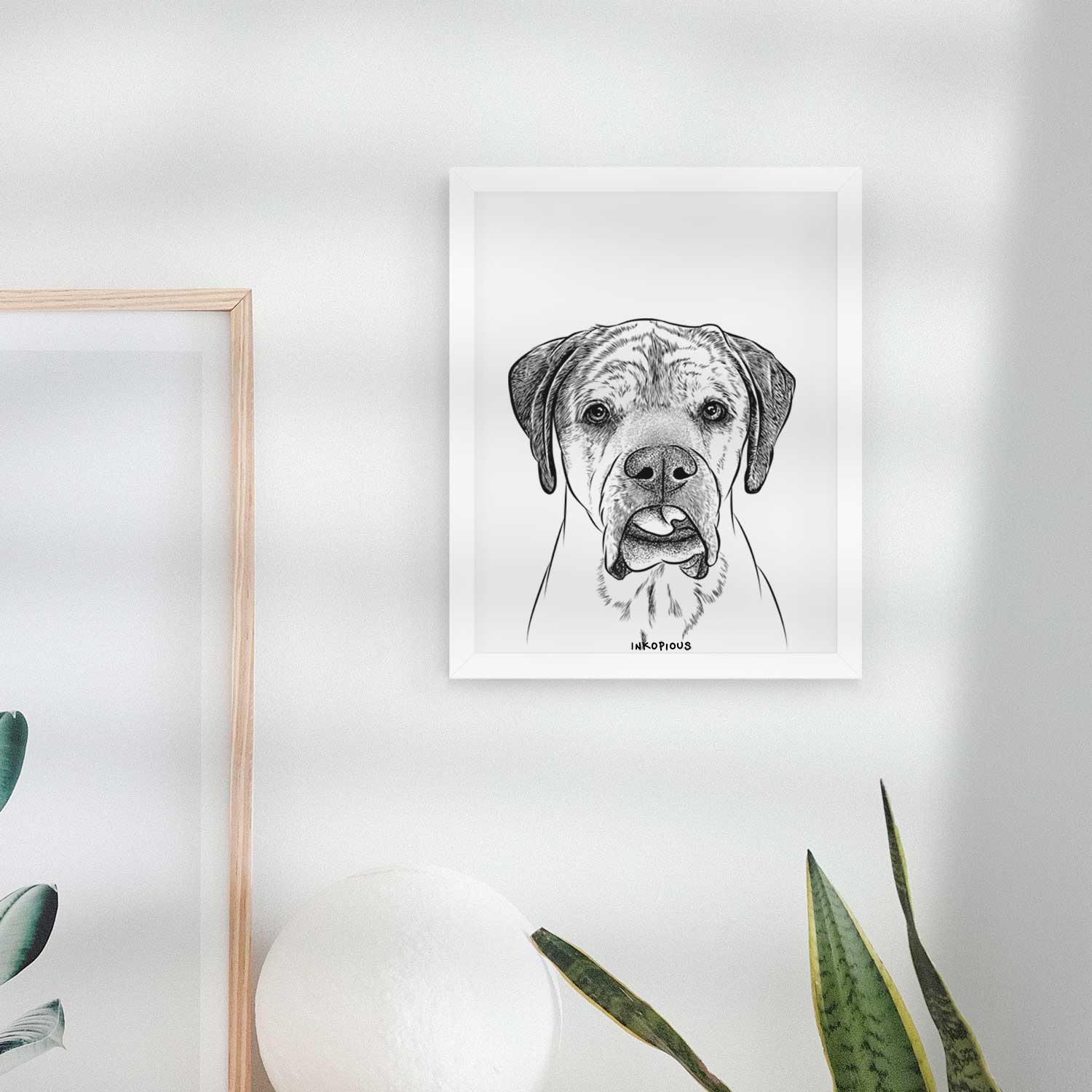 Emma the English Mastiff Art Print