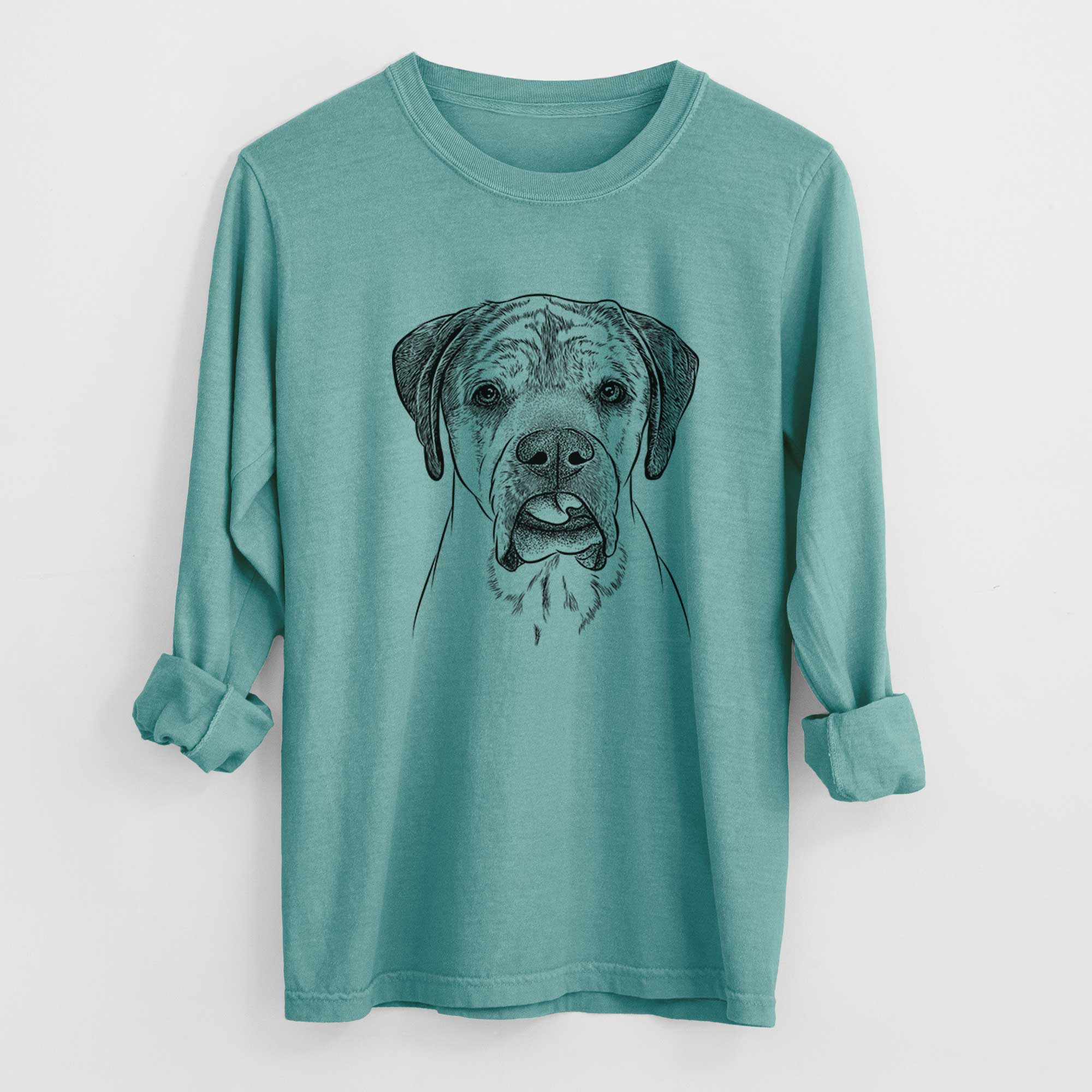 Bare Emma the English Mastiff - Heavyweight 100% Cotton Long Sleeve