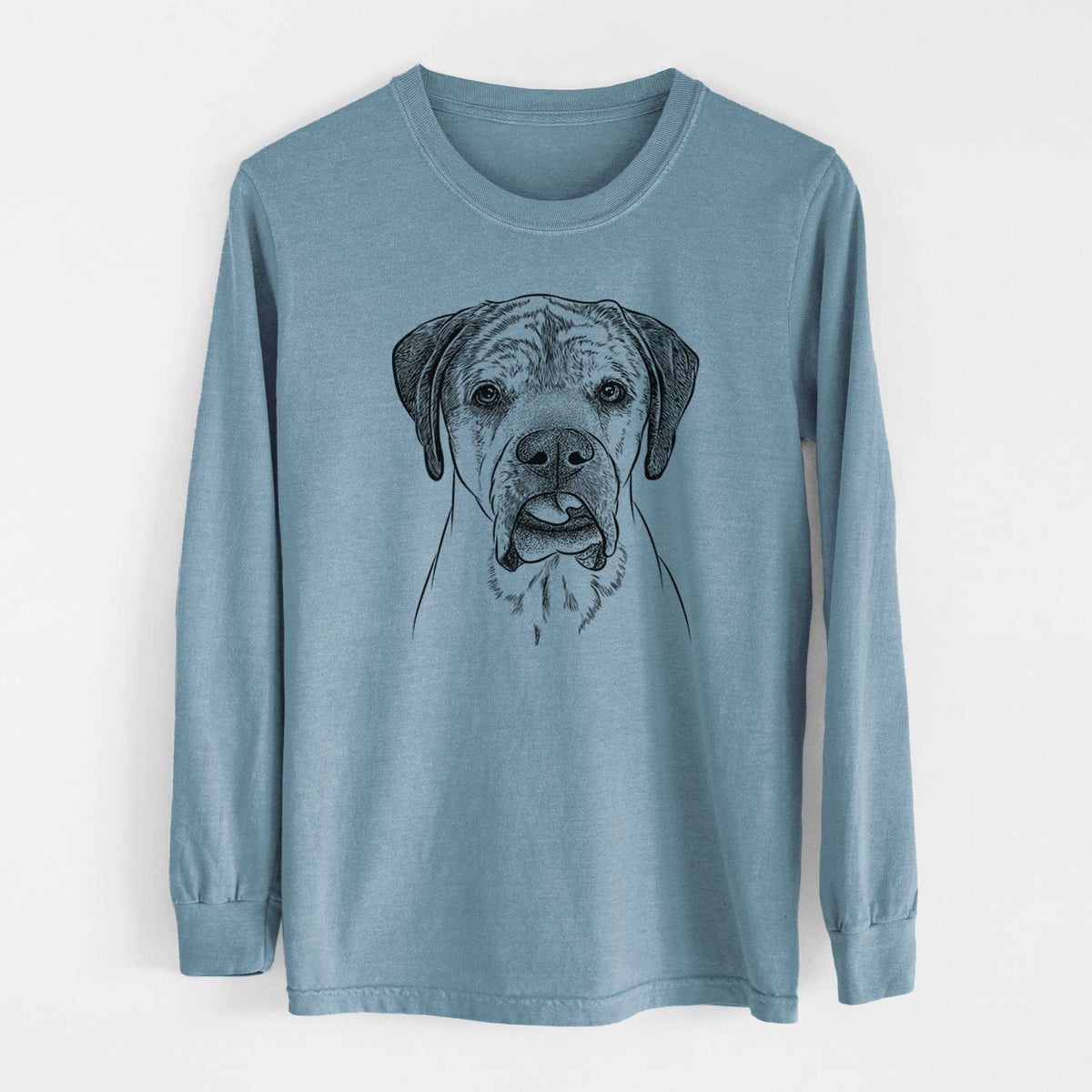 Bare Emma the English Mastiff - Heavyweight 100% Cotton Long Sleeve