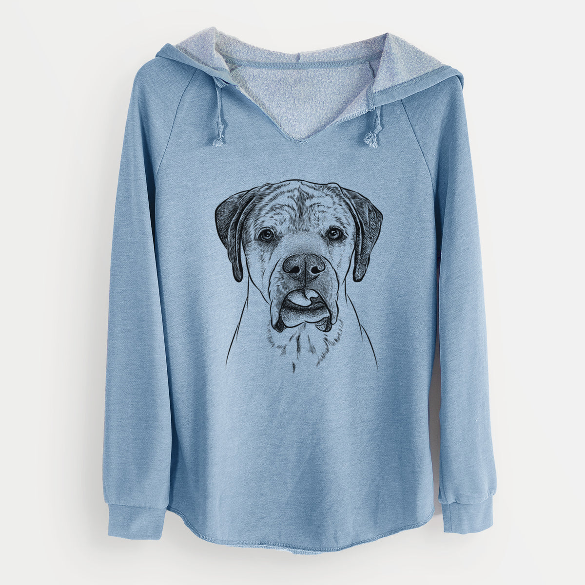 Bare Emma the English Mastiff - Cali Wave Hooded Sweatshirt