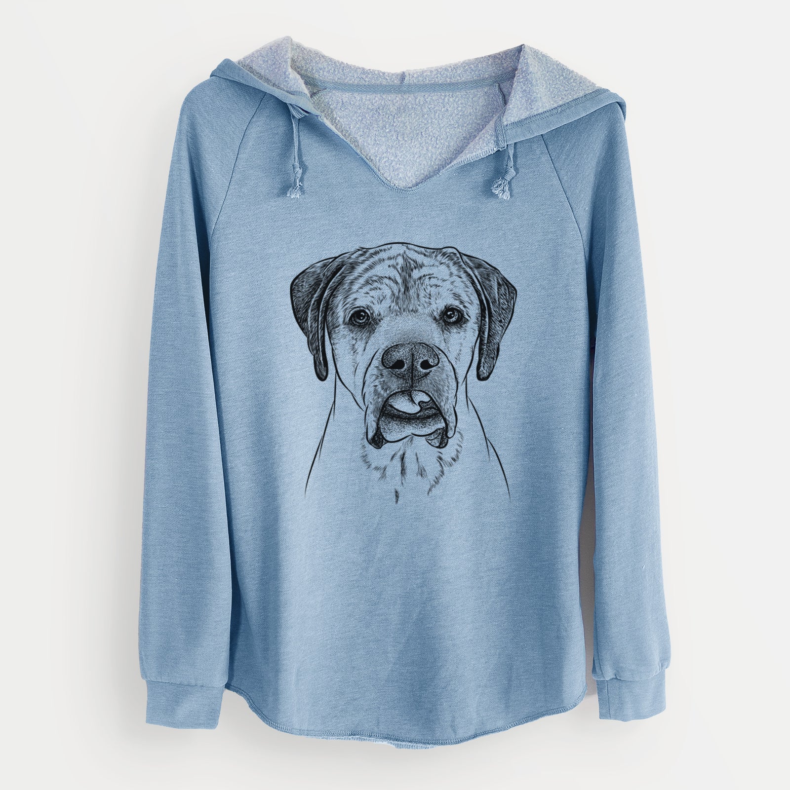 Bare Emma the English Mastiff - Cali Wave Hooded Sweatshirt