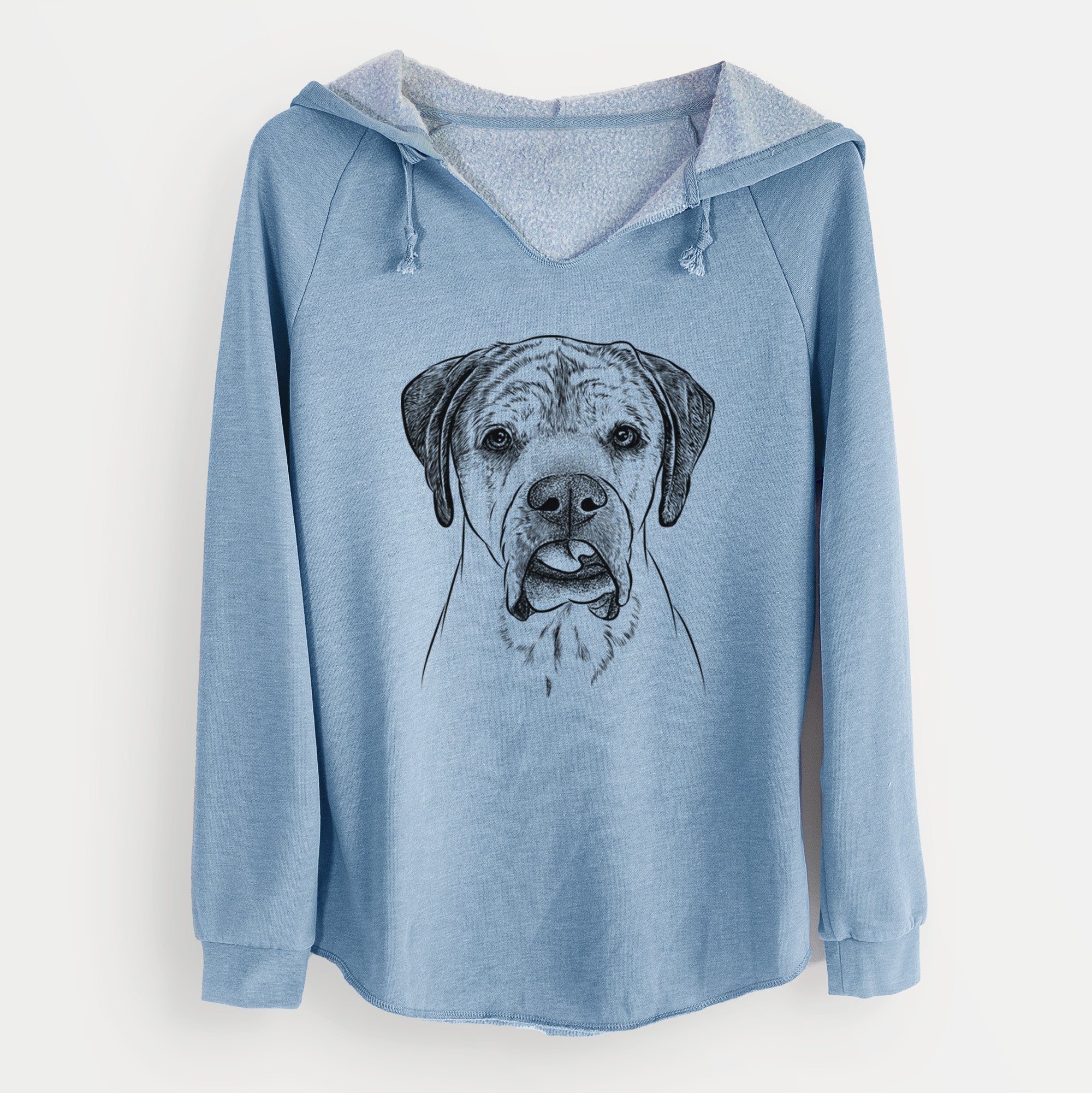 Bare Emma the English Mastiff - Cali Wave Hooded Sweatshirt
