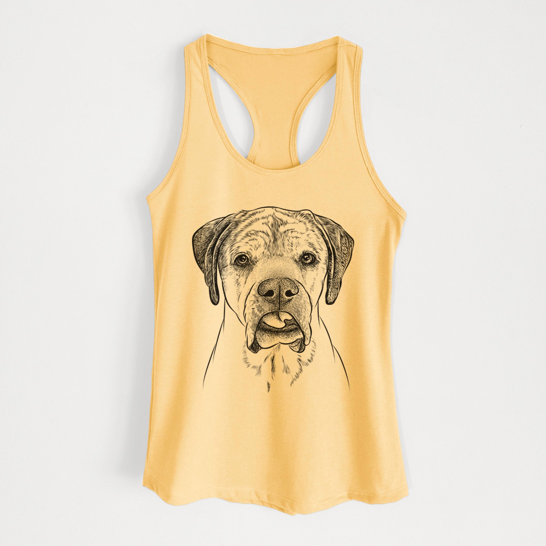 Emma the English Mastiff - Women's Racerback Tanktop