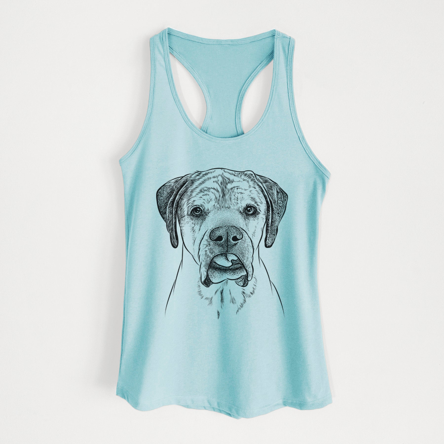 Emma the English Mastiff - Women's Racerback Tanktop