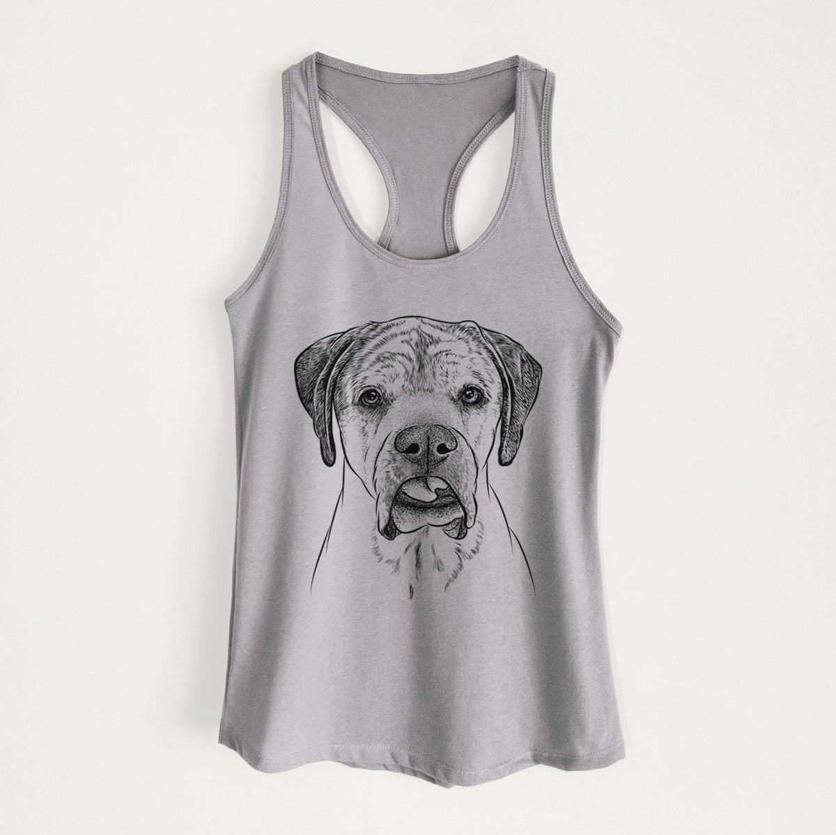 Emma the English Mastiff - Women&#39;s Racerback Tanktop