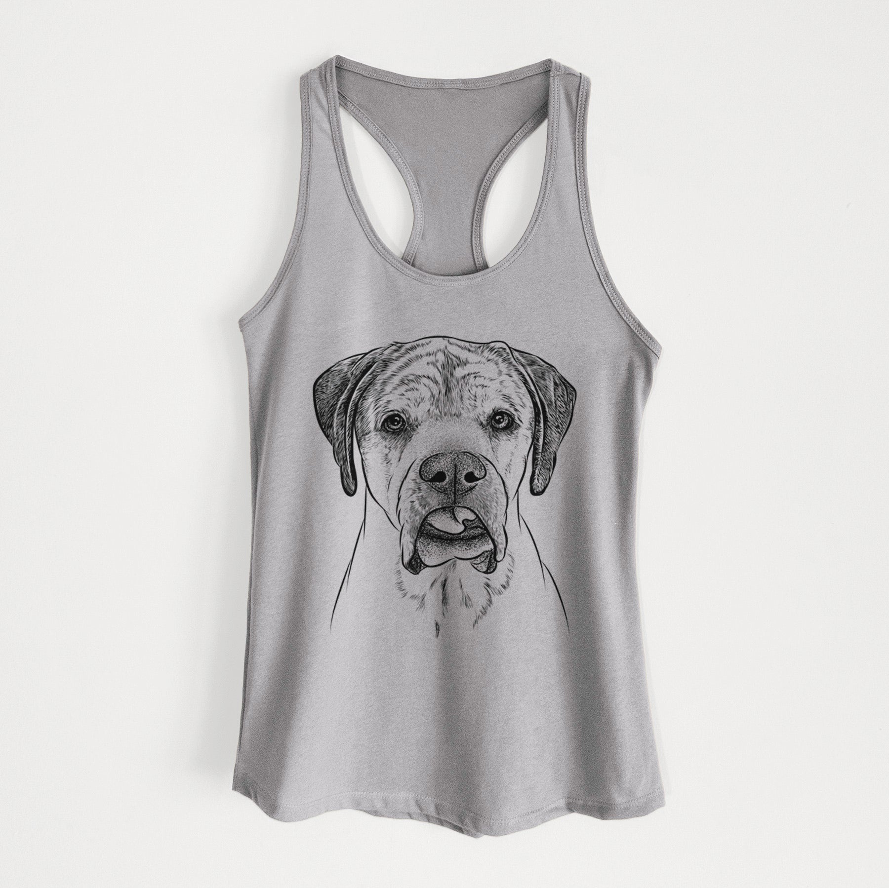 Emma the English Mastiff - Women's Racerback Tanktop