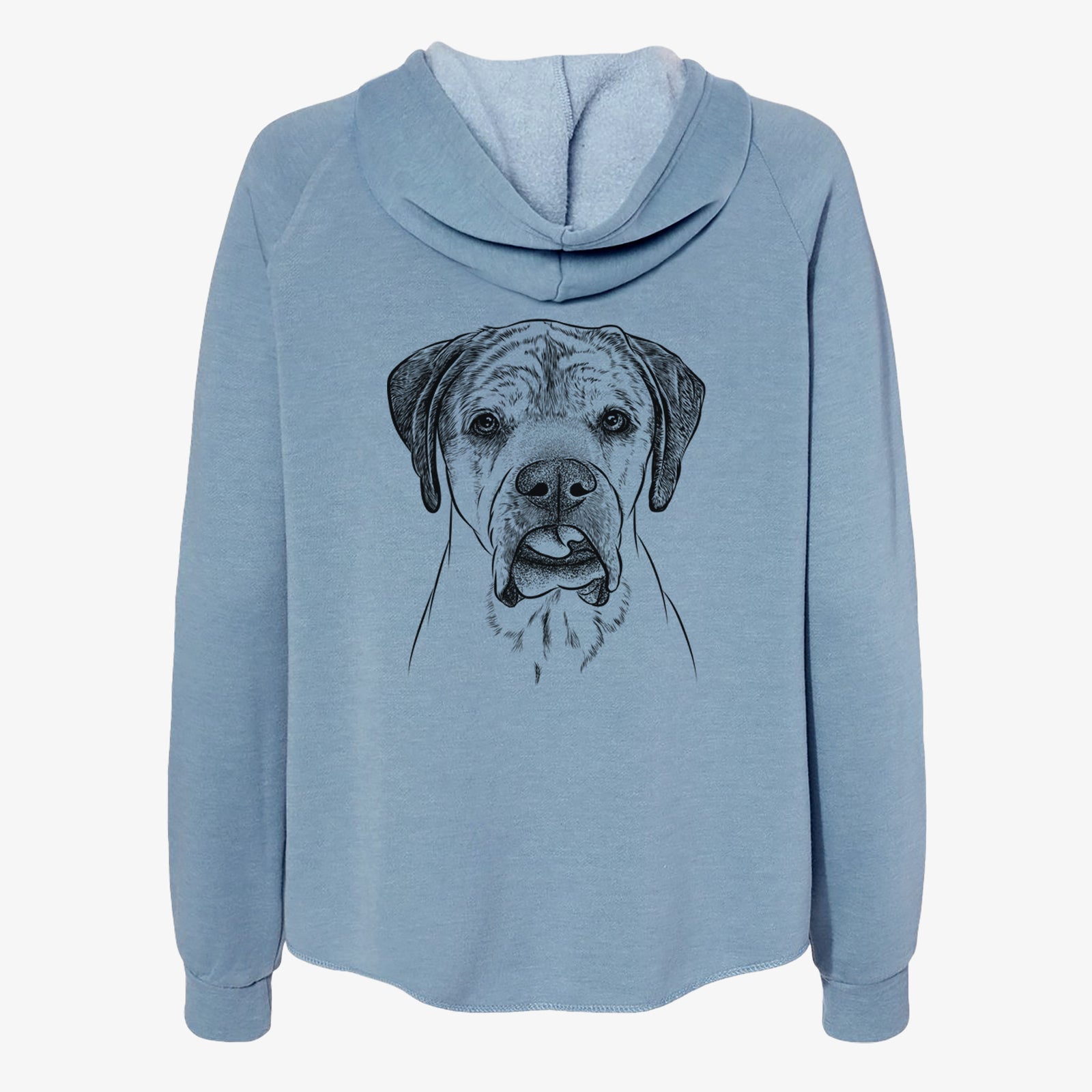 Emma the English Mastiff - Women's Cali Wave Zip-Up Sweatshirt
