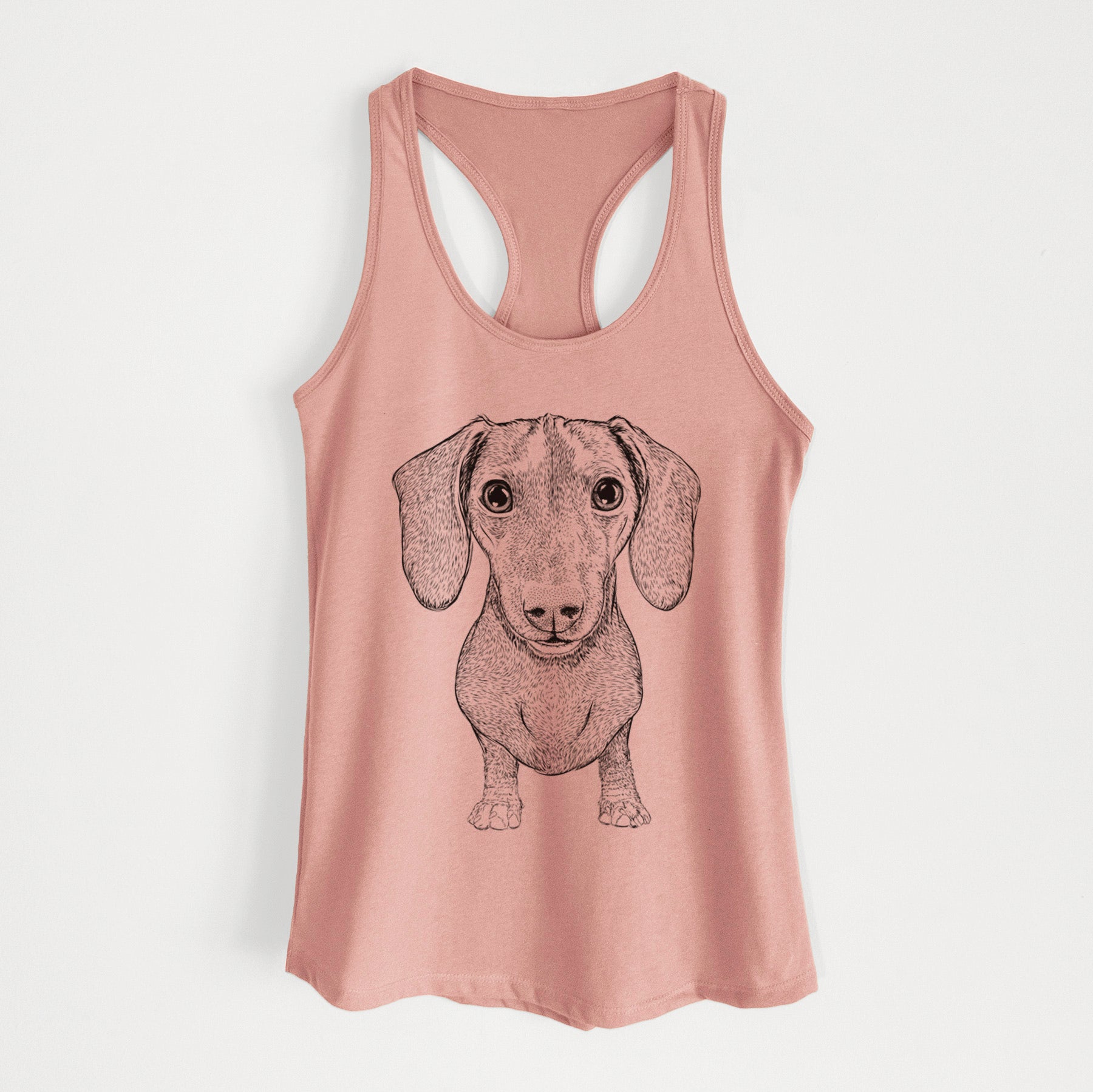 Ernie the Mini Dachshund - Women's Racerback Tanktop