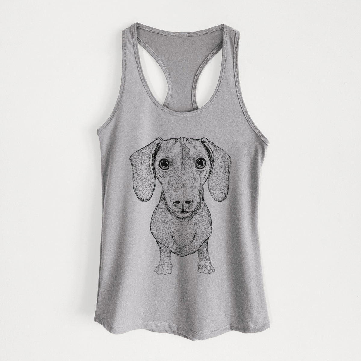 Ernie the Mini Dachshund - Women&#39;s Racerback Tanktop